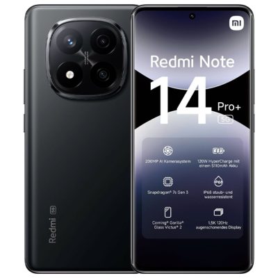 Xiaomi Redmi Note 14 PRO PLUS 5G 12/512Gb Black