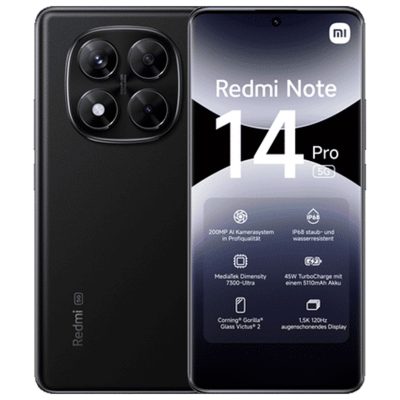 Xiaomi Redmi Note 14 PRO 5G 8/256Gb Black