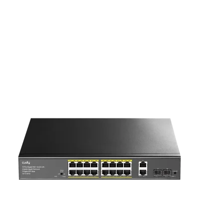 GS1018PS2 16-Port Gigabit PoE+Switch cu 2UplinkGb SFP